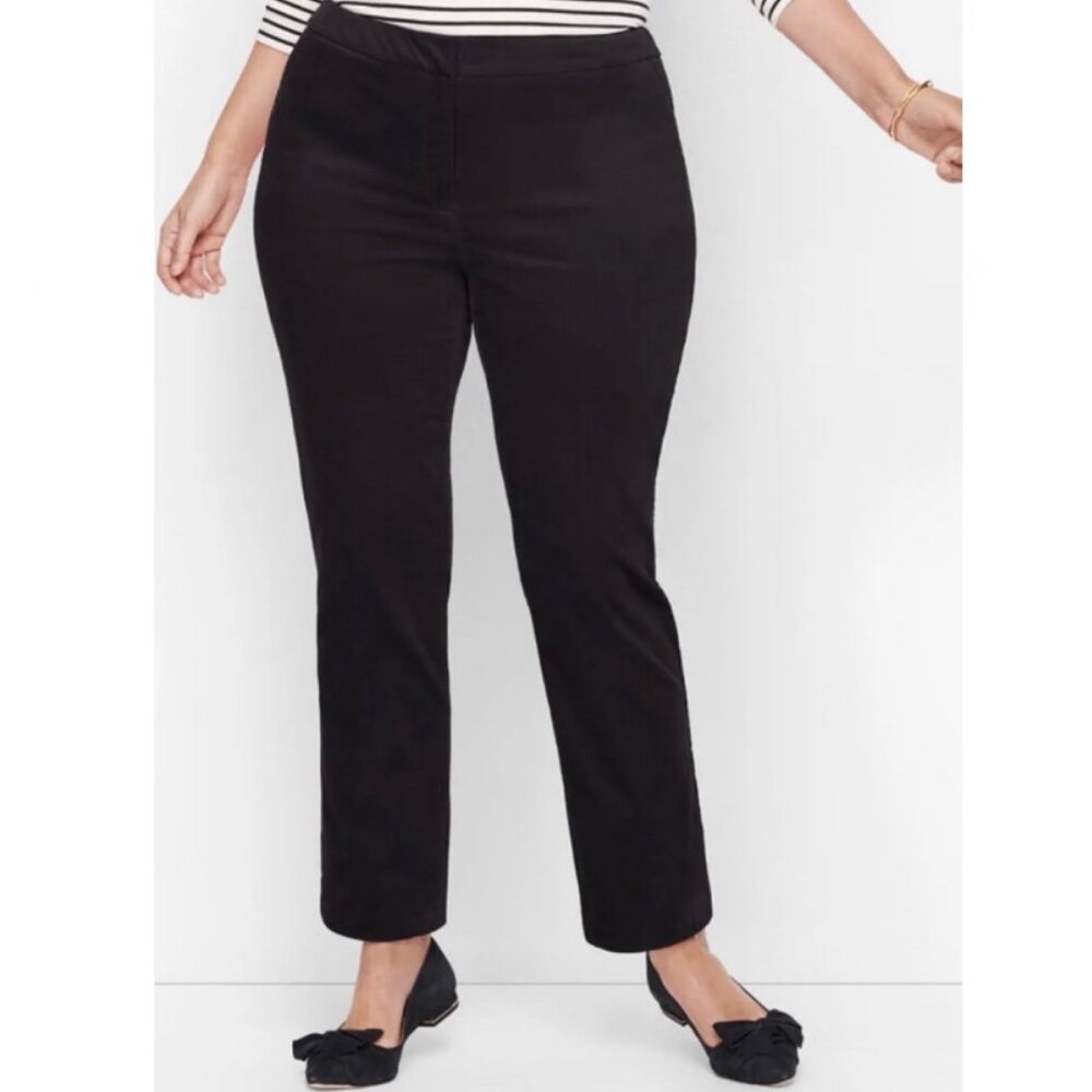 Classic Black Straight-Leg Women's Pants